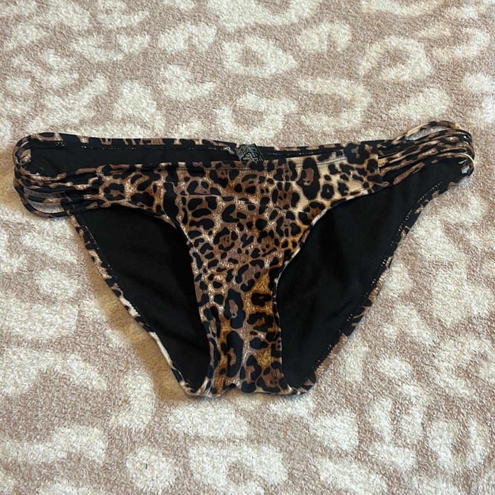 Designer Leopard Bikini Bottoms